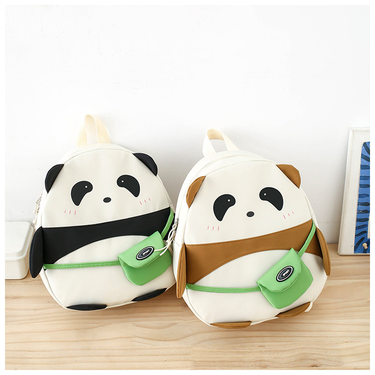 Panda Shaped Kids Backpack